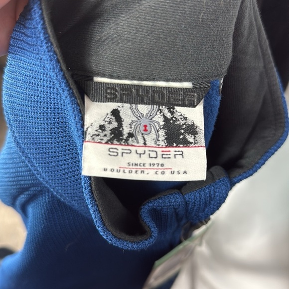 Spyder Men's Performance Jacket in Blue and Black - Picture 8 of 8